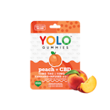 Peach 1:1 CBD Gummies 100mg - Yolo Gummies
