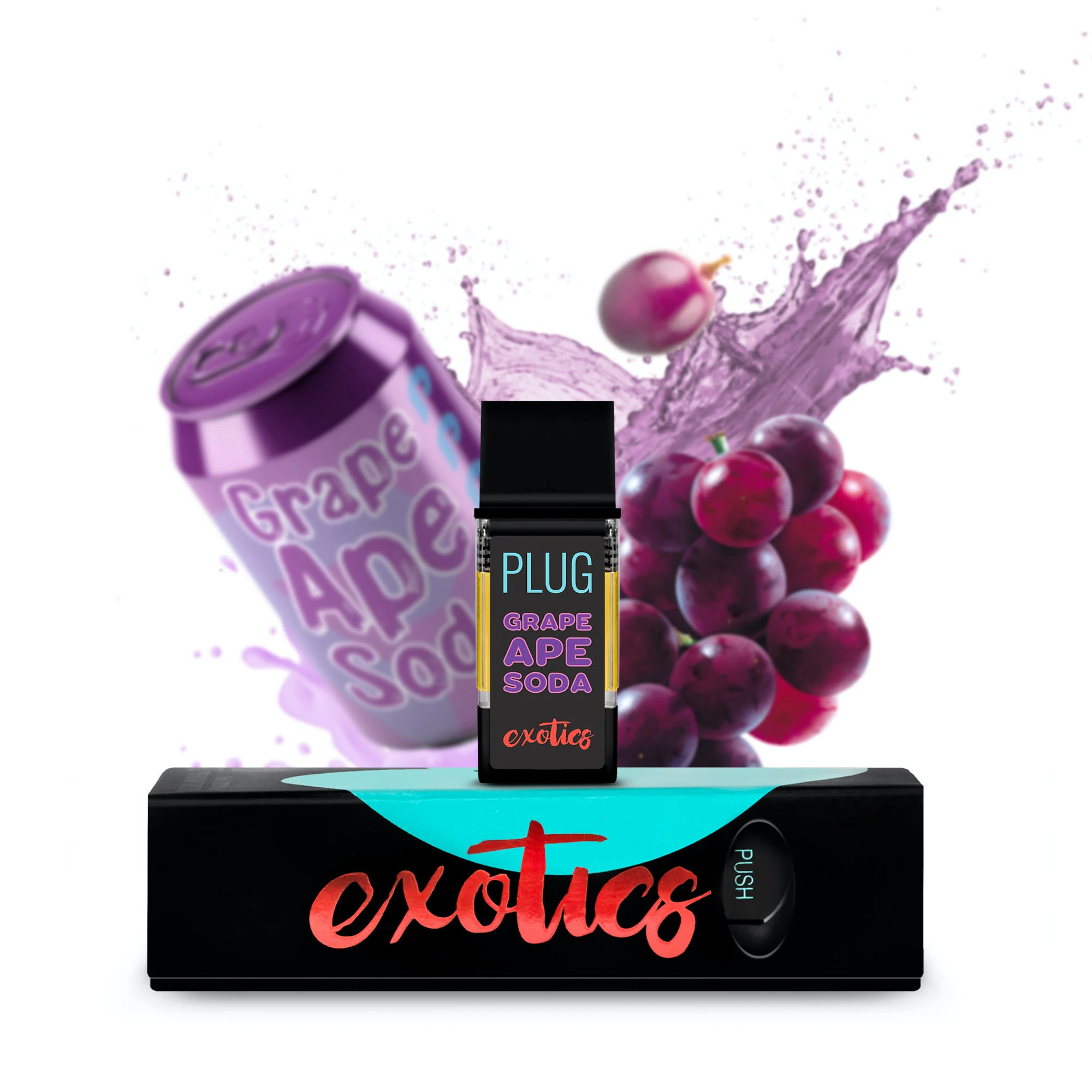 PLUGPLAY™ - Plug N Play - Exotics - Hybrid - Grape Ape Soda - (1g) Main Image