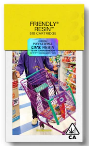 Friendly Farms - Friendly Farms Live Resin Cartridge 1g - Purple Urkle 75%