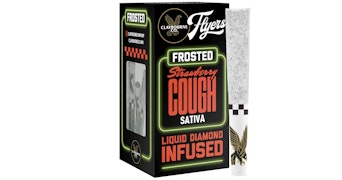Claybourne Co. - Strawberry Cough Flyers Frosted Infused Pre-Rolls - 5ct