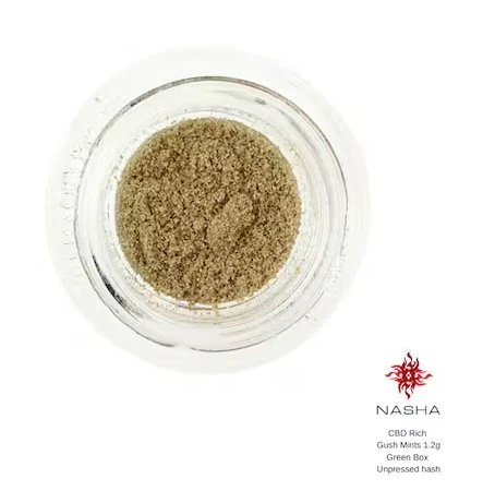 NASHA - [Nasha] Green Unpressed Hash - 1.2g - Gush Mints (H) Main Image