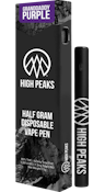 High Peaks- AIO vape pen- Grandaddy Purple (0.5g) Indica
