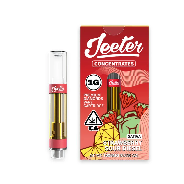 Jeeter - Jeeter Strawberry Sour Diesel (S) Diamond Cart 1g Main Image