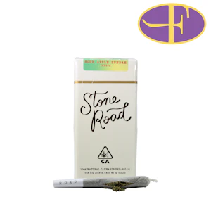 STONE ROAD - Sour Apple Sundae Pre-Roll Pack (10pk)