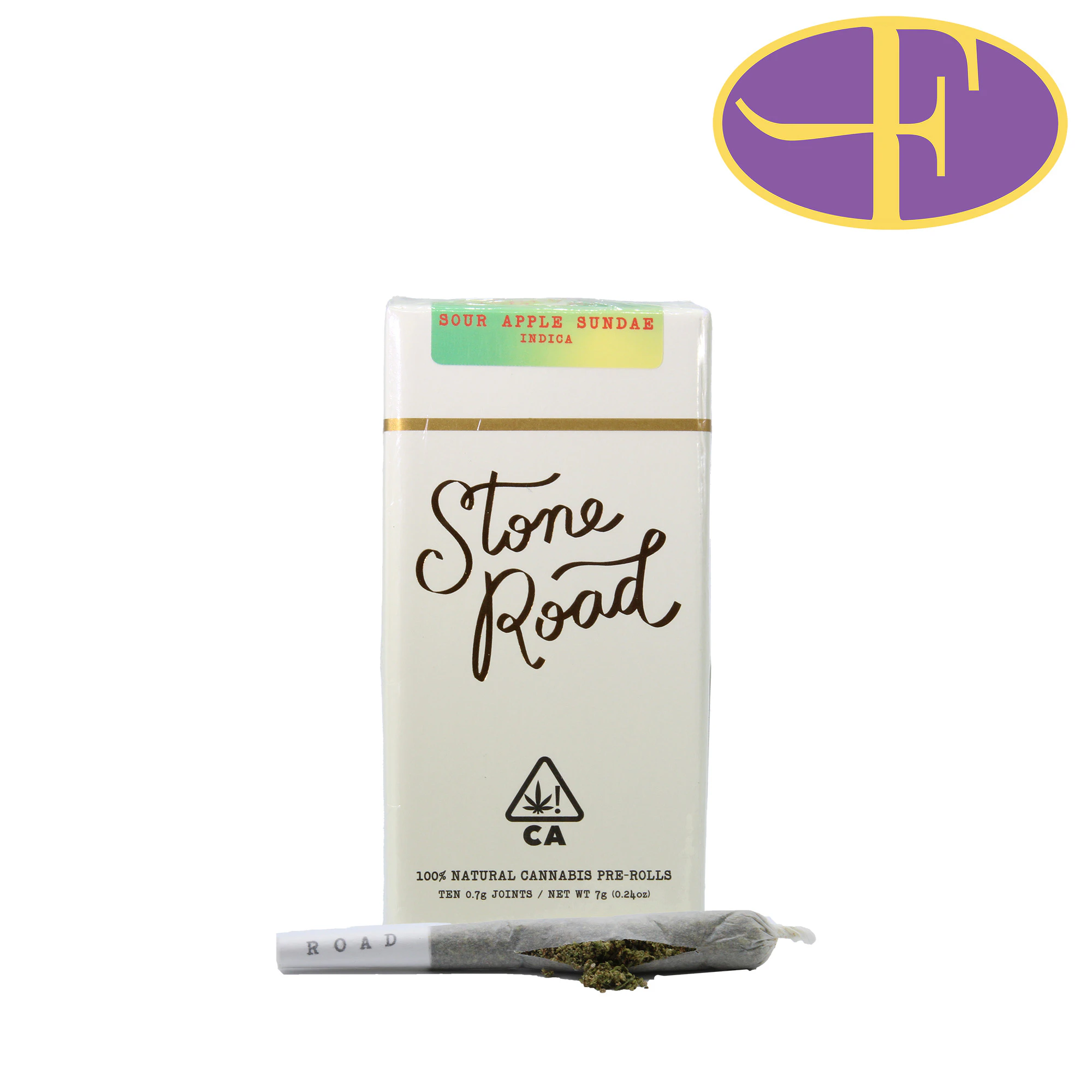 STONE ROAD - Sour Apple Sundae Pre-Roll Pack (10pk) Main Image