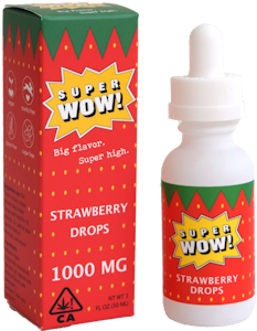 SUPER WOW - Super Wow | Strawberry Drops | Tincture | 1000mg