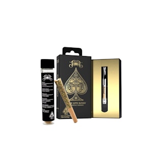HEAVY HITTERS - Lemon Limez Vape + Melon Tangie Preroll BUNDLE | 1g Pure Live Resin Vape + 1.6g Infused Live Rosin Jelly Pre Roll | Heavy Hitters