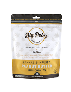 Big Pete's - Peanut Butter Sativa 100mg 10 Pack Cookies - Big Pete's 