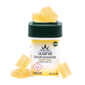 WANA SOUR GUMMIES EXOTIC YUZU 2:1 200MG CBD : 100MG THC
