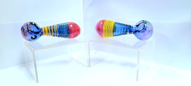 Luvbuds - Multi-Colored Hand Pipes - 5"