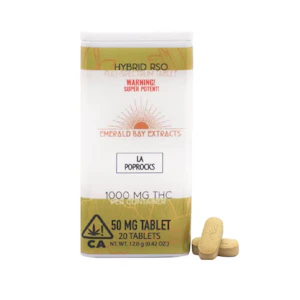 EMERALD BAY EXTRACTS - LA POPROCKS 50MG TABLETS 1000MG - EMERALD BAY EXTRACTS