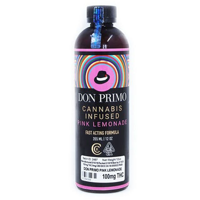DON PRIMO "Pink Lemonade" 12oz California Dispensary Menu Haze