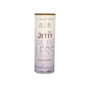 Jetty - Kush Mints | 0.5g Solventless Vape Cart | JTY