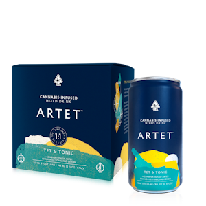 Artet - Tet & Tonic - 4pk - Cannabis Cocktail - Artet