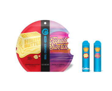 COOKIES - COOKIES | BERNIEHANA BUTTER & TEQUILA SUNRISE DUAL CHAMBER - AIO | CARTRIDGE | 1G
