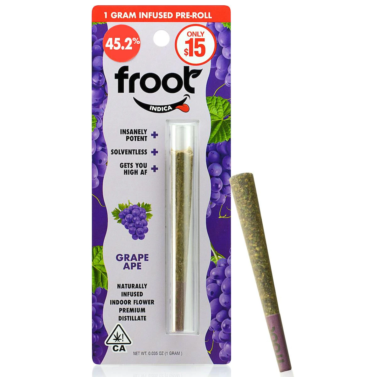 Froot - Froot - 3.5g Infused Preroll - The Eighth Wonder Main Image