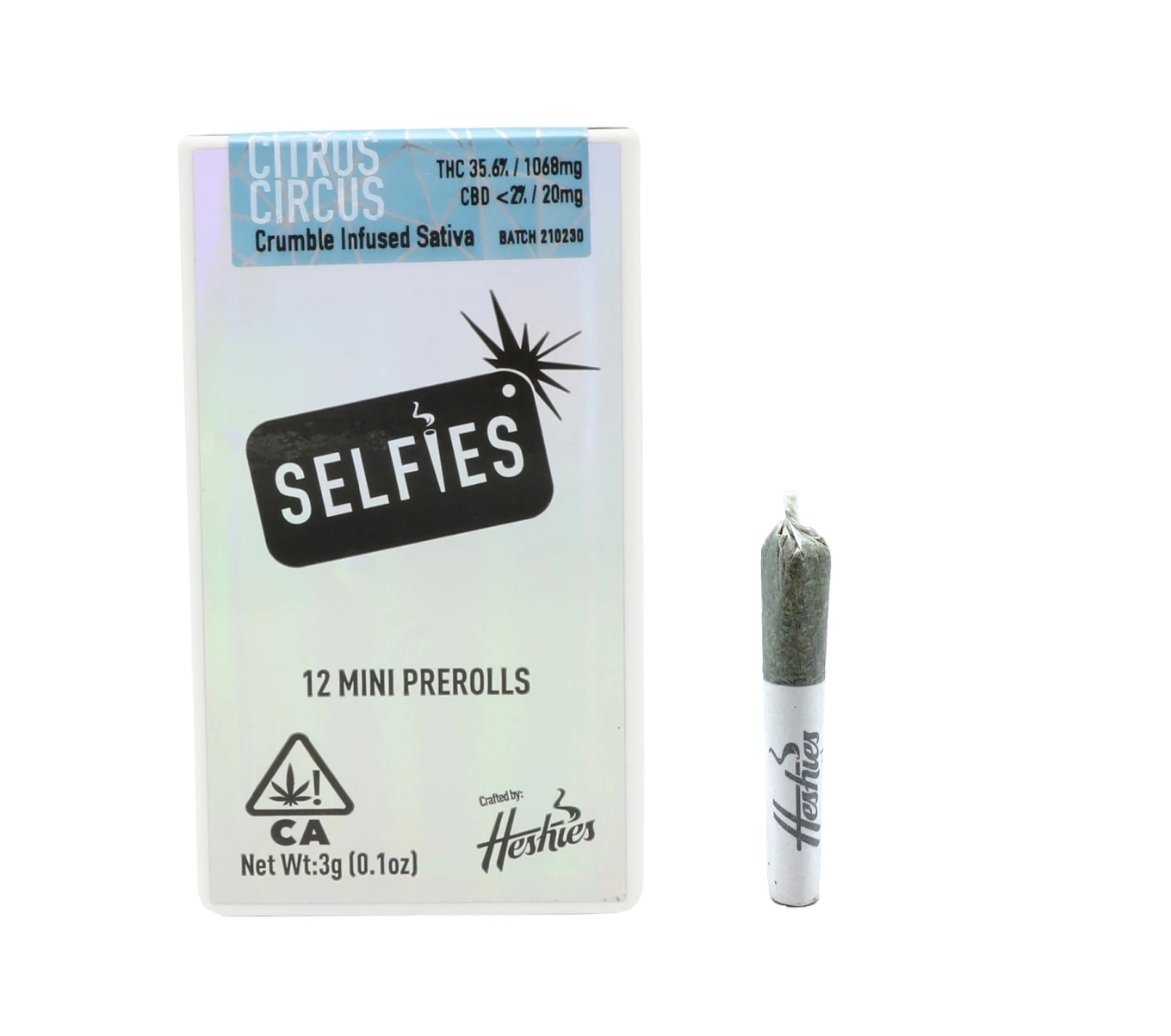 SELFiES - SELFIES - 3g - 12ct Infused Minis Pre Rolls - Citrus Circus Main Image