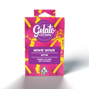 GELATO - Gelato - 1g Live Resin Cart - Mowie Wowie 