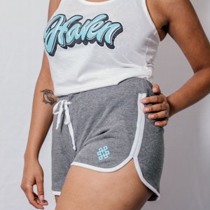 Haven - Grey Women's Track Shorts (S)