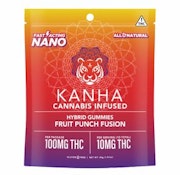 [Kanha] THC Gummies - 100mg - Fruit Punch Fusion (H)