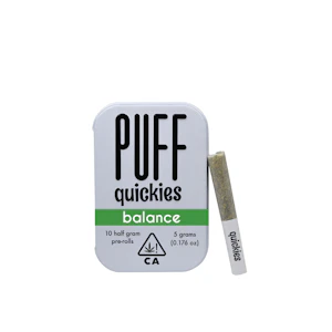 PUFF - Headband | Quickies Balance (10pk) Prerolls | Puff