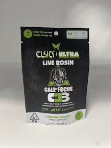 CLSICS - CLSICS Call Of Focus Caffeine and B12 Infused Live Rosin Gummies 100mg