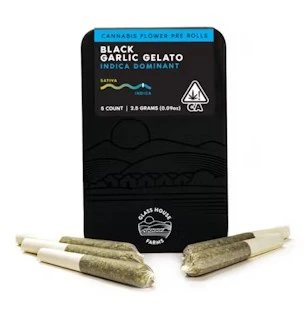 Mary's Medicinals™ - [Glass House] Preroll 5 Pack - 2.5g - Black Garlic Gelato (I/H) Main Image