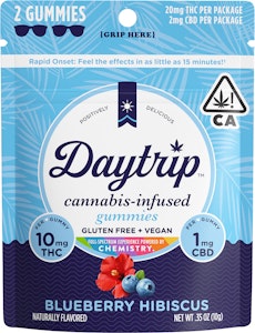 CHEMISTRY - Blueberry Hibiscus Daytrip Gummies - Chemistry