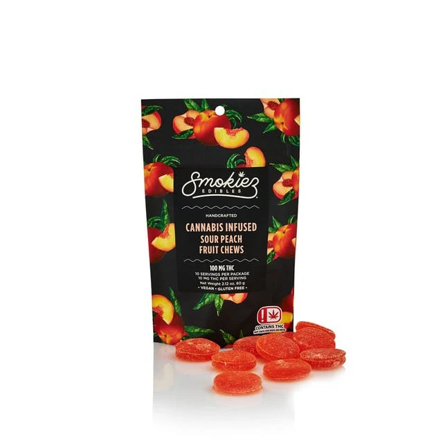 SMOKIEZ - Smokiez Edibles | 2:1 THCV 10pk Fruit Chews | 100mg | Cherry Main Image