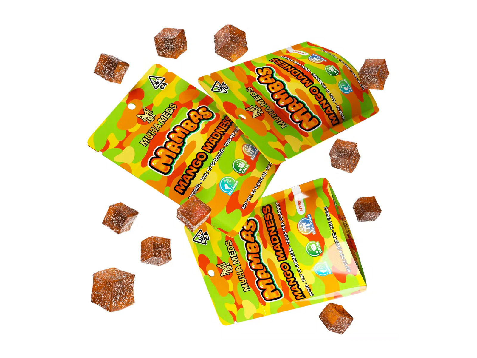 Muha Meds - Muha Meds - Mambas Mango Madness - 10mg Gummies Main Image