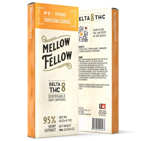 Mellow Fellow - MellowFellow | Topicana Cookies 1g Dispo | Vape Pen Main Image