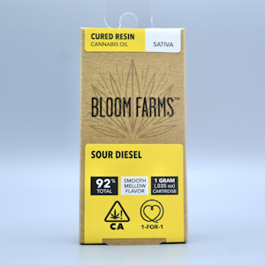 Bloom Farms - Sour Diesel Cart 1g - Bloom Farms