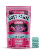 Lost Farm-Raspberry-Live Resin Gummies-200mg