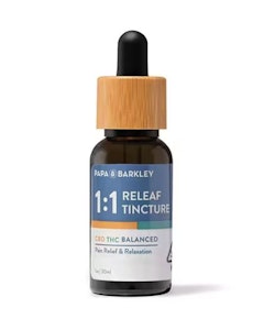 Papa & Barkley - Releaf Tincture 1:1 CBD/THC; 15ml