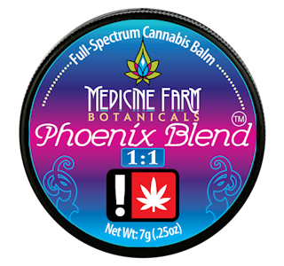 Phoenix Blend, 1:1 CBD, 0.25 oz