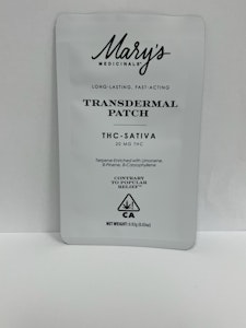 Mary's Medicinals  - Sativa 20mg Transdermal Patch - Mary's Medicinals 