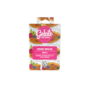 GELATO - Gelato - Live Resin - Creme Brulee - Vape Cart - 1.0g