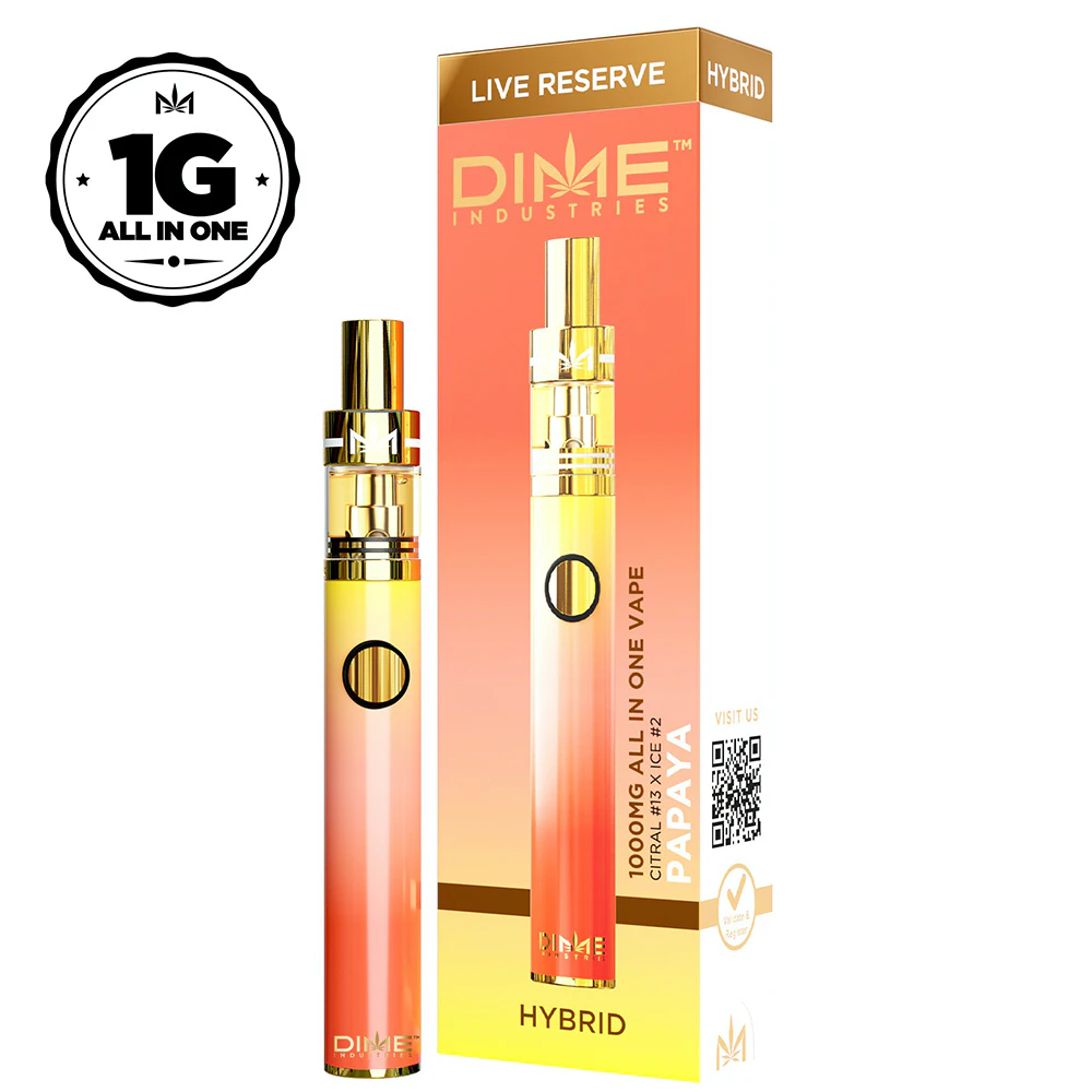 DIME - DIME | PAPAYA LIVE RESIN - AIO | CARTRIDGE | 1G Main Image