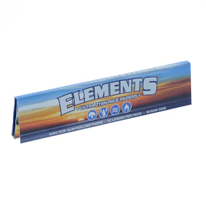 ELEMENTS - Rice Papers, Slim King Size, 32 pack