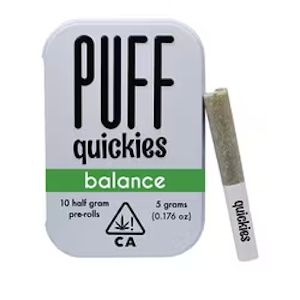 Puff - Puff Quickies 10pk Prerolls 5g Balance $45
