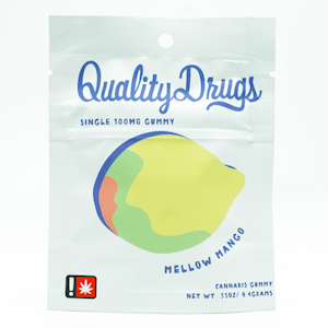 QUALITY DRUGS - Quality Drugs Mango Single Gummy 100mg