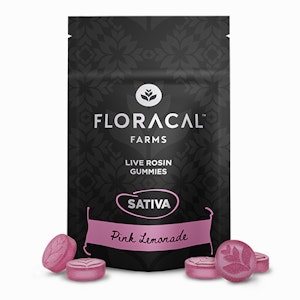 FloraCal - FloraCal | Live Rosin Gummies (10ct) | Pink Lemonade | 100mg