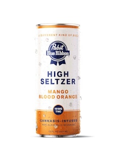 Pabst Labs - High Mango Blood Orange (Single) - PBR Infused Seltzer - 10mg