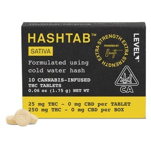 LEVEL+ - LEVEL HASHTAB 250mg SATIVA
