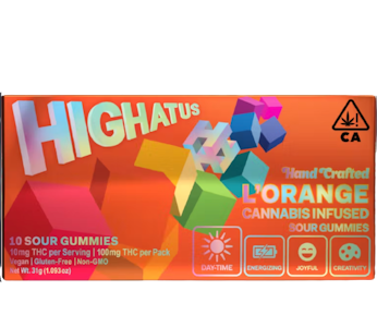 Highatus - L'Orange 100mg 10 Pack Sour Gummies - Highatus