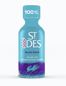 St. Ides - Blue Razz Shot 100mg 4oz