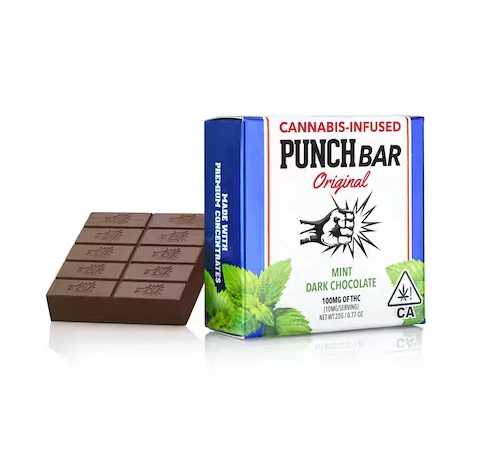 Punch Edibles - Punch Bar Mint Dark Chocolate 100mg Main Image