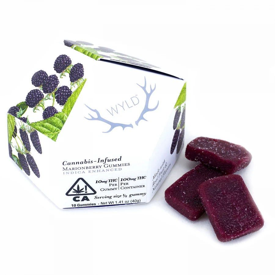WYLD - WYLD Marionberry Gummies 100mg Main Image