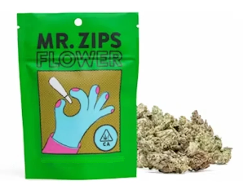 MR. ZIPS - MR. ZIPS: Cherry Runtz 28g - Mixed Light Smalls Flower (H) Main Image