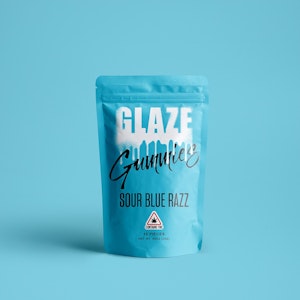 GLAZE - Glaze | Sour Blue Razz | Gummies | 100mg [10pc]